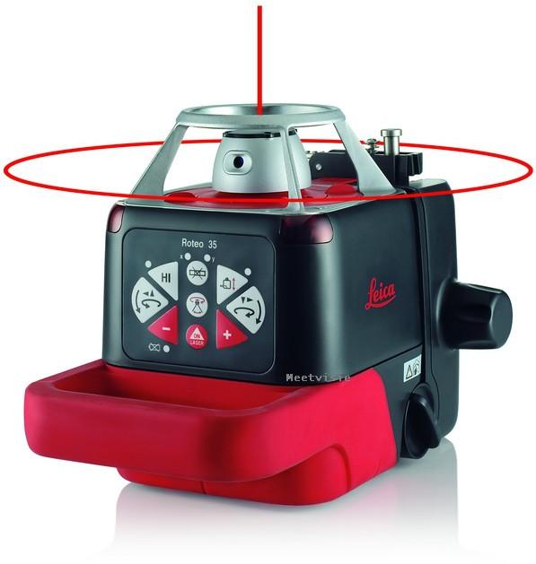 Bouwlaser horizontaal en verticaal Leica Roteo 35 HV - Meetvisie ook service in Rotterdam.