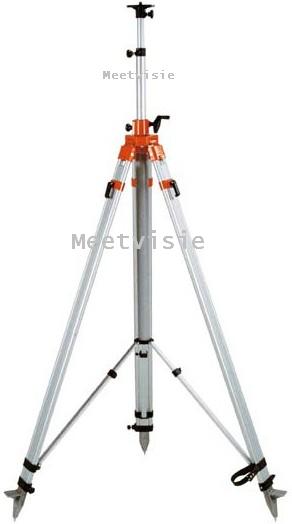 aluminium statief  1,77 m - 4,00 m spindel - Meetvisie bouwlaser service, ook levering omgeving Nijmegen en Lent